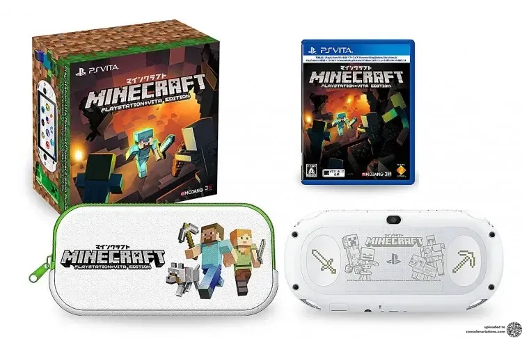 Consolevariations - Sony PS Vita Slim Minecraft Console