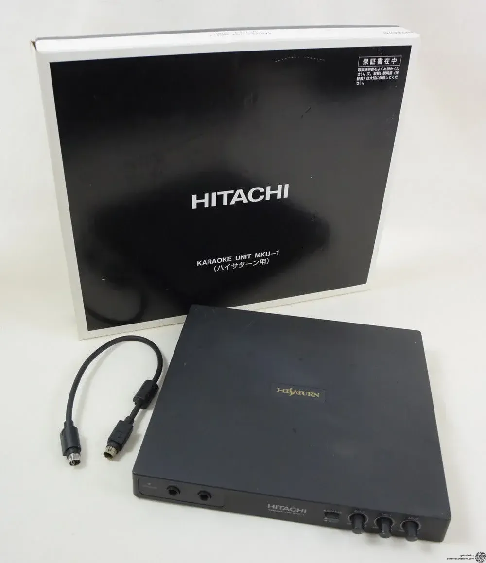 カラオケユニット ハイサターン専用 MKU-1 HITACHI Consolevariations - Hitachi Sega Hi Saturn Karaoke Unit