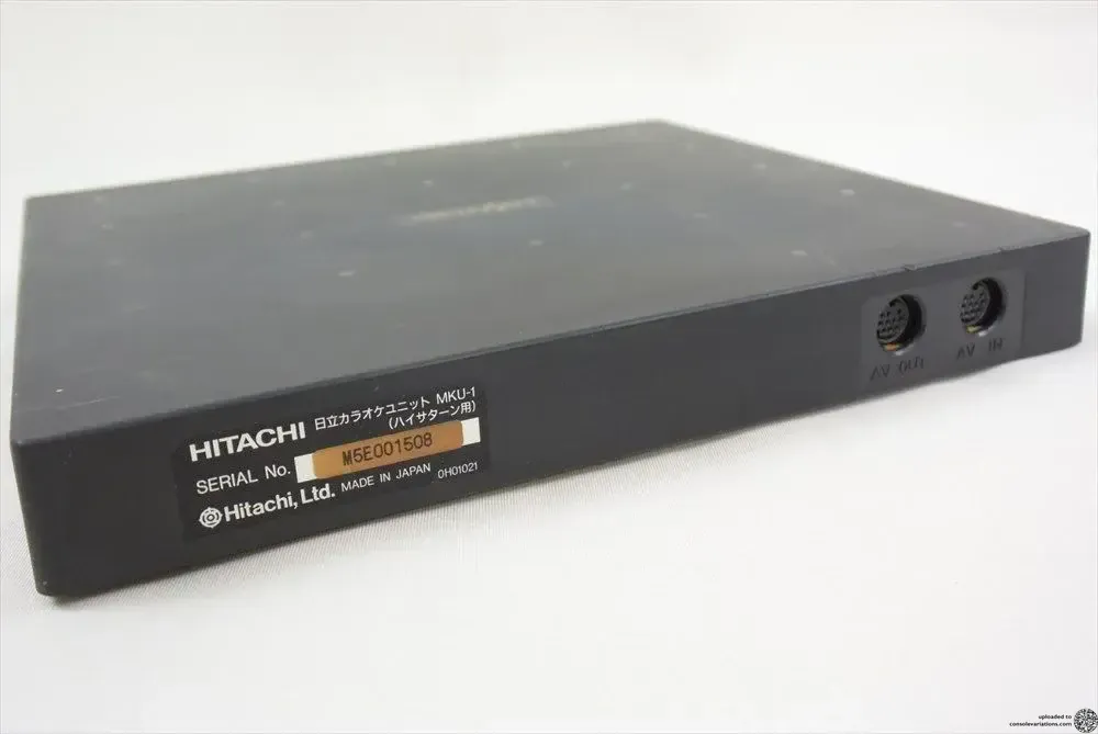 Consolevariations - Hitachi Sega Hi Saturn Karaoke Unit