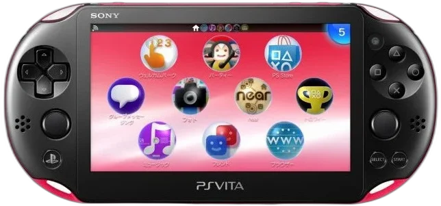  Sony PS Vita Slim Pink and Black Console