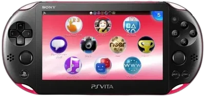 Sony PS Vita Slim Pink and Black Console