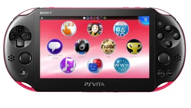 Consolevariations - Sony PS Vita Slim Pink and Black Console