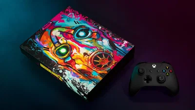 Microsoft Xbox One X Borderlands 3 Psycho-Delic Console