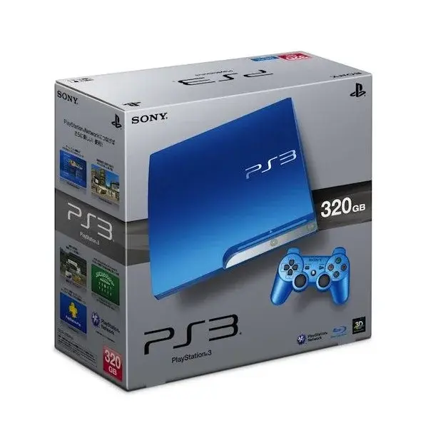 Consolevariations - Sony PlayStation 3 Slim Splash Blue Console