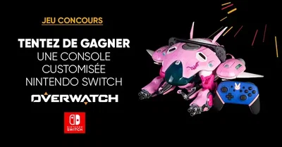 Nintendo Switch Overwatch D.Va Console