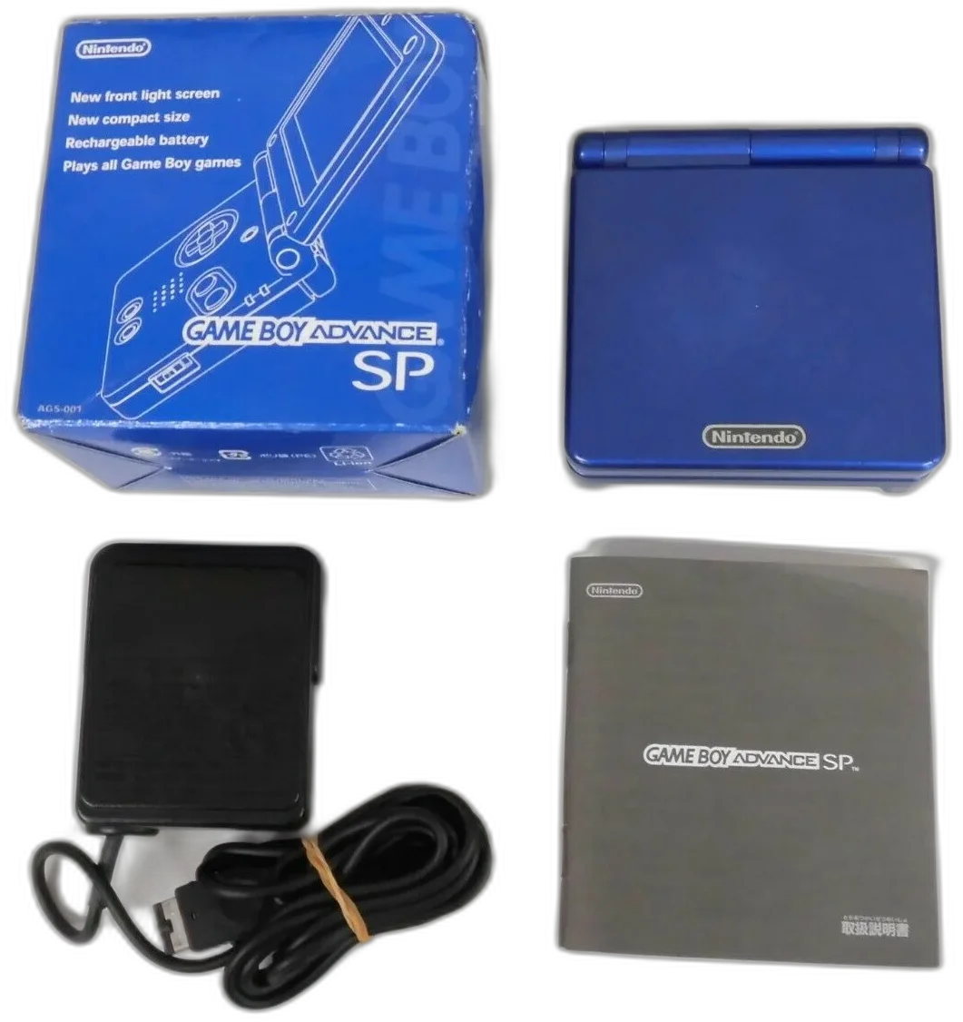  Nintendo Game Boy Advance SP Cobalt Console [JP]