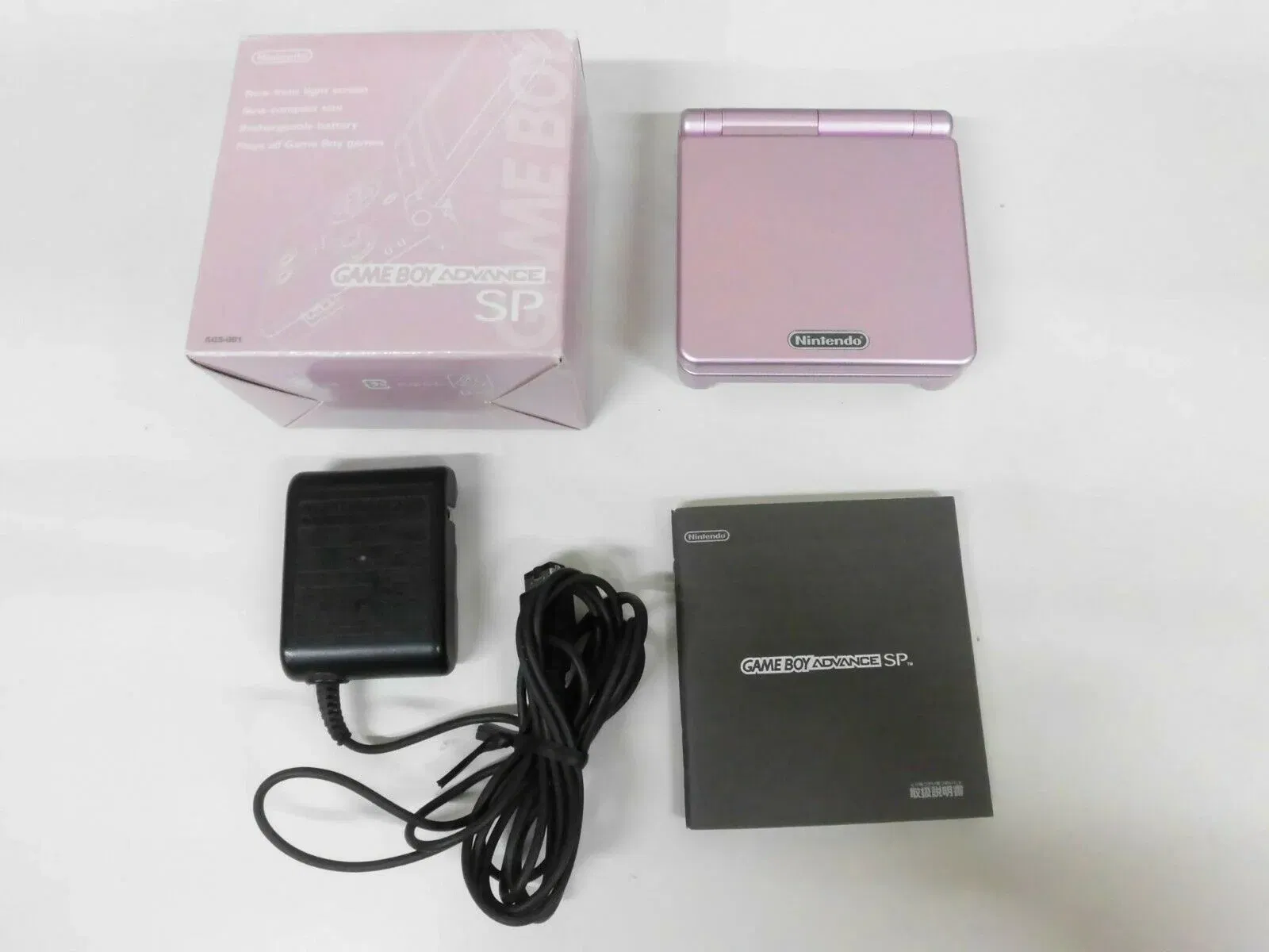 Nintendo Game Boy Advance SP Pearl Pink Console [JP