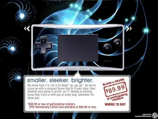 Consolevariations - Nintendo Game Boy Micro Ammonite Faceplate