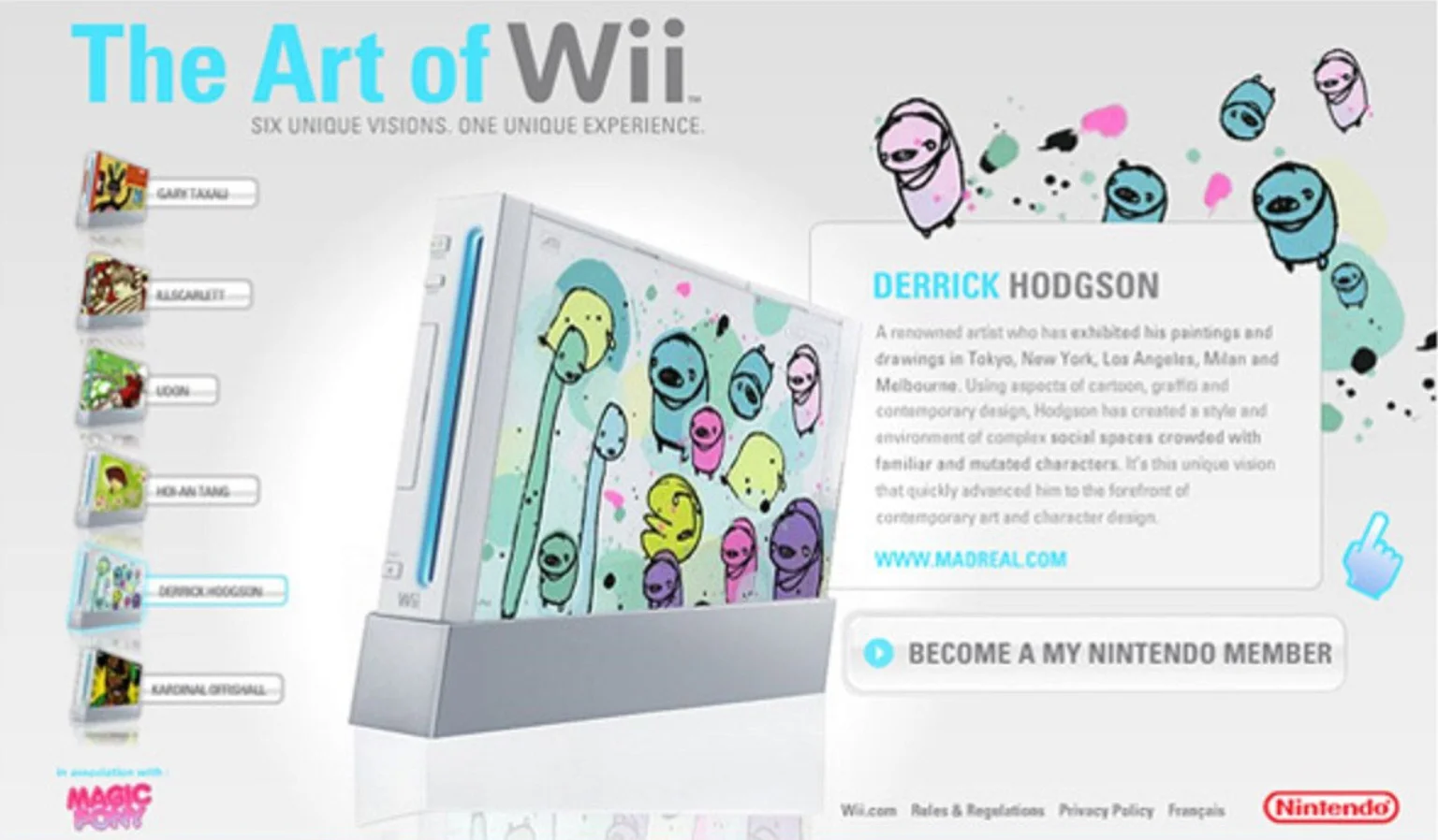  Nintendo Wii The Art of Wii Derrick Hodgson Console