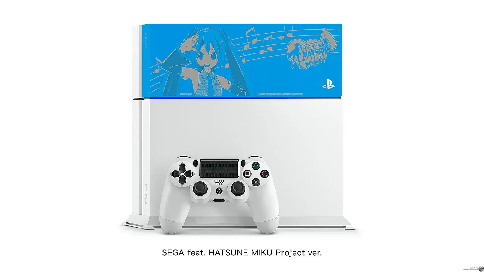 Consolevariations - Sony PlayStation 4 White Hatsune Miku Project
