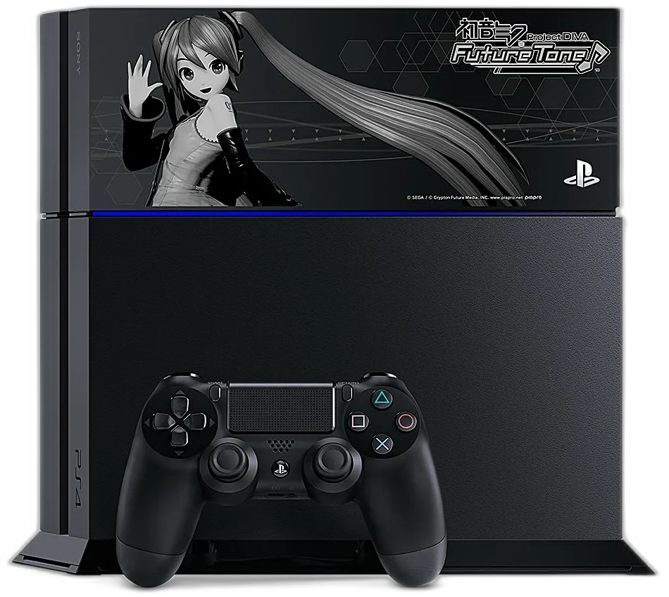  Sony PlayStation 4 Black Project Diva Future Tone Black Console
