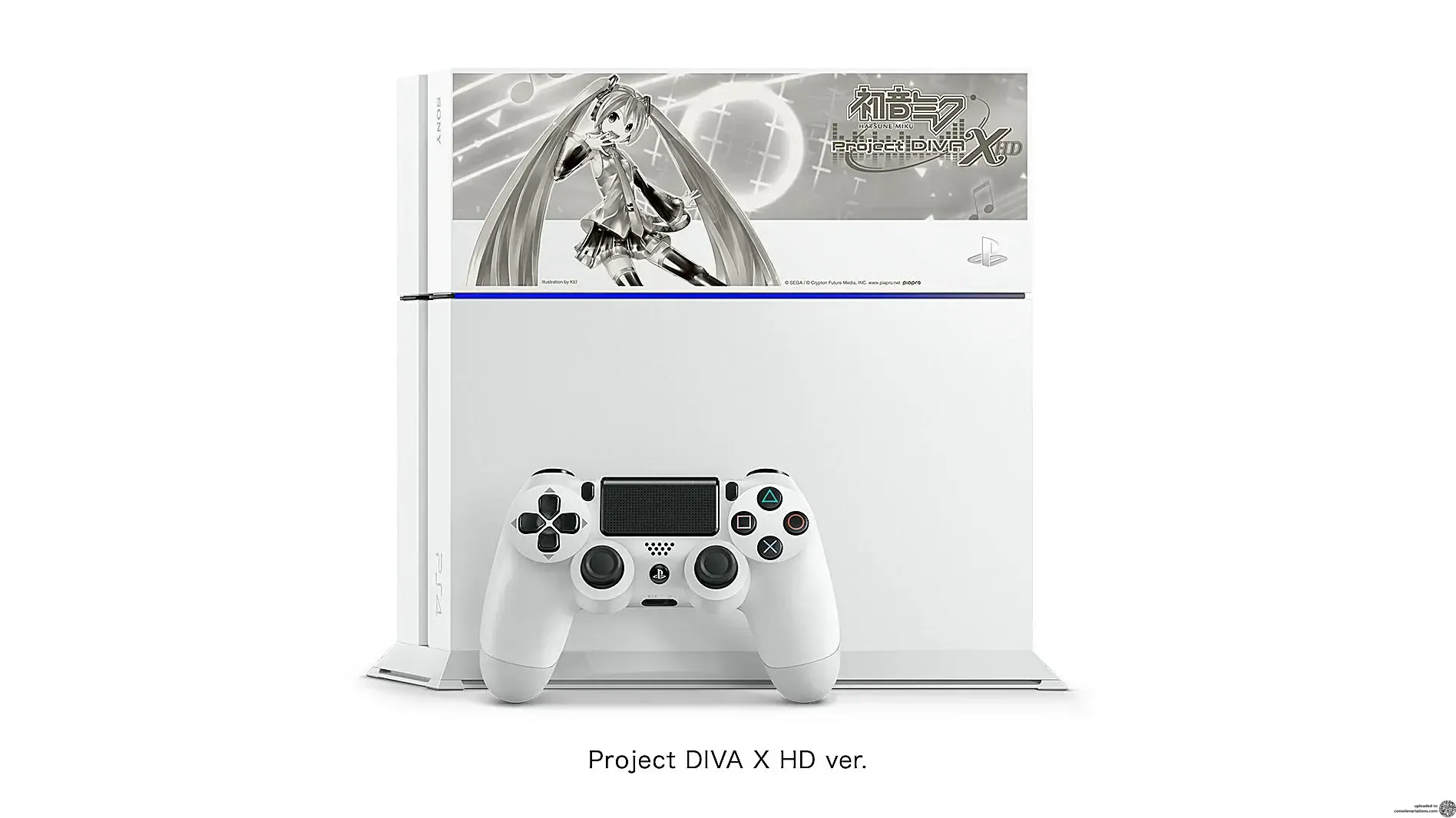 Consolevariations - Sony Playstation 4 Project Diva X HD White