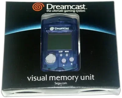 Sega Dreamcast Clear Blue Visual Memory Unit