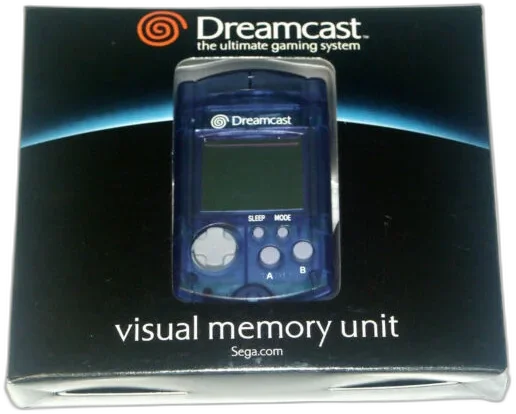 Sega Dreamcast Clear Blue Visual Memory Unit