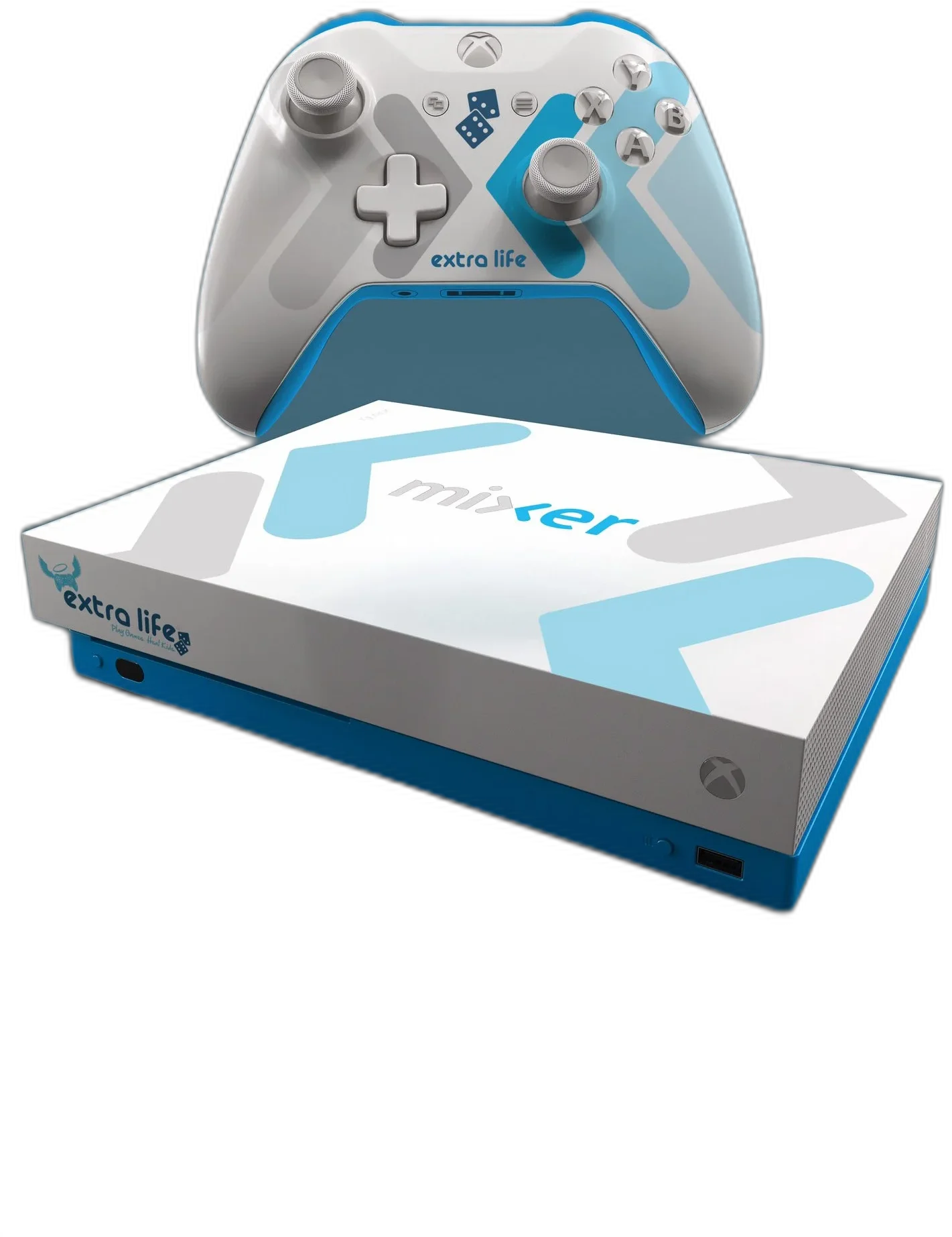  Microsoft Xbox One X Mixer ExtraLife4Kids Console