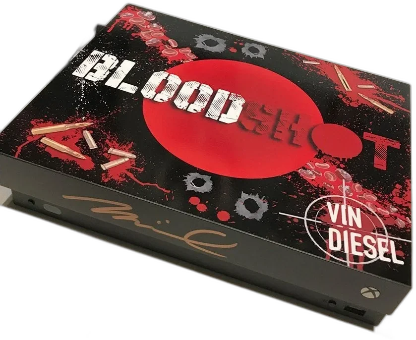  Microsoft Xbox One X Bloodshot Console