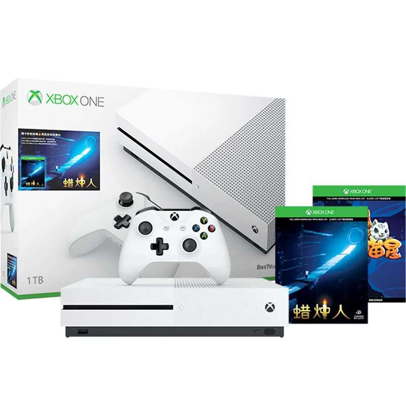  Microsoft Xbox One S Space Battle Candy Man + Octopus Bundle