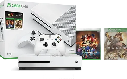  Microsoft Xbox One S Sonic Forces and Recore Bundle