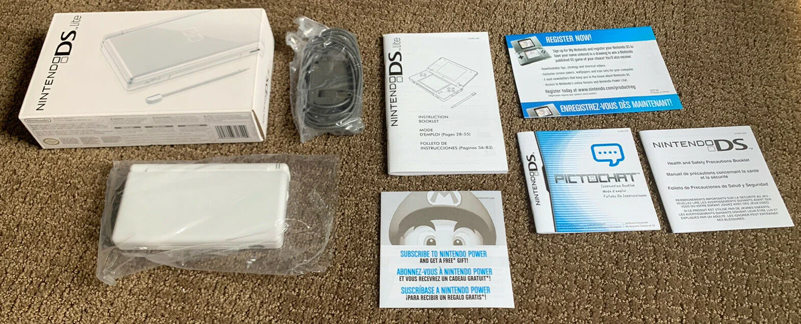 Nintendo DS Lite Polar White Console [NA]