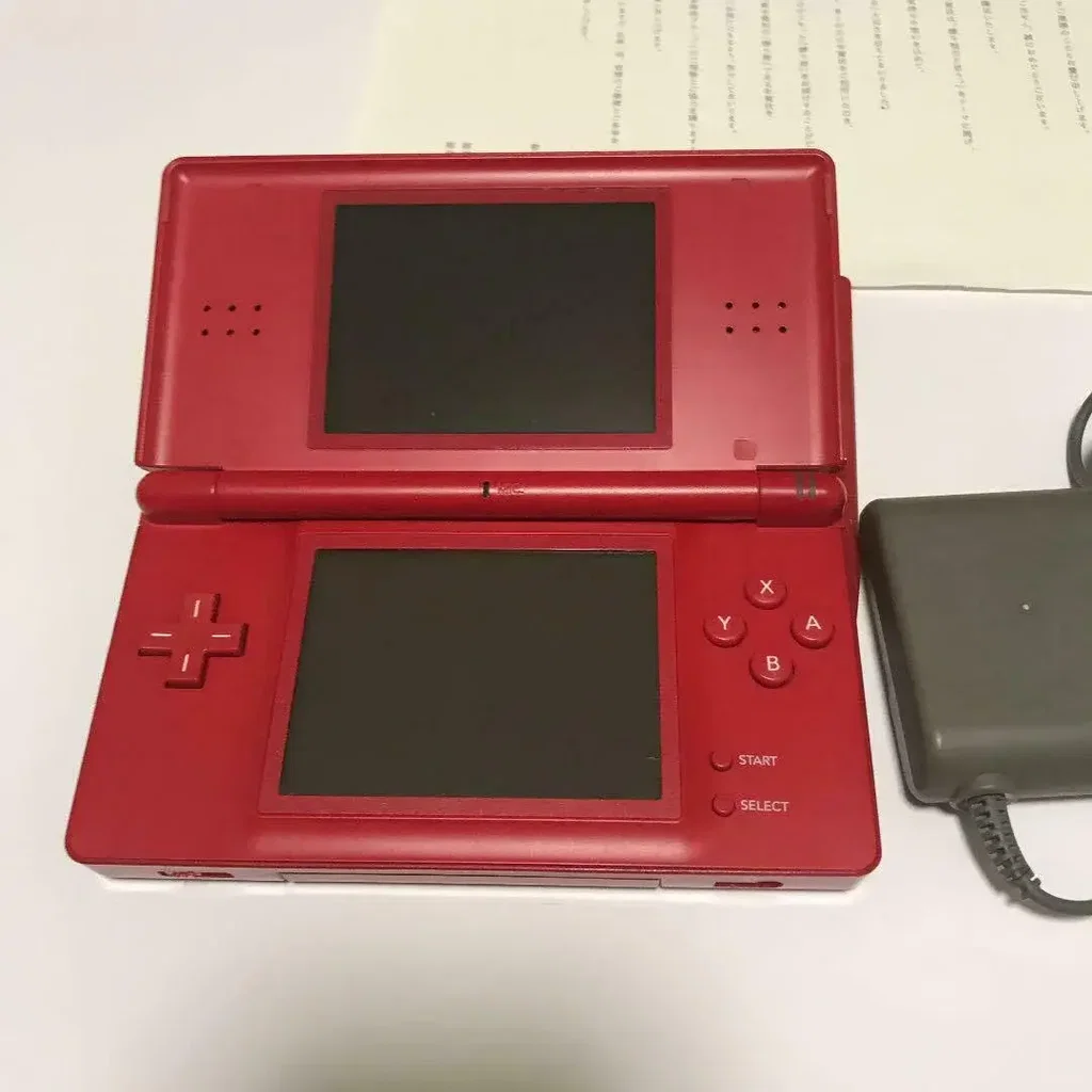 ニンテンドーDSLightのレッド eXtremeRate Scarlet Red Replacement Full Housing Shell for