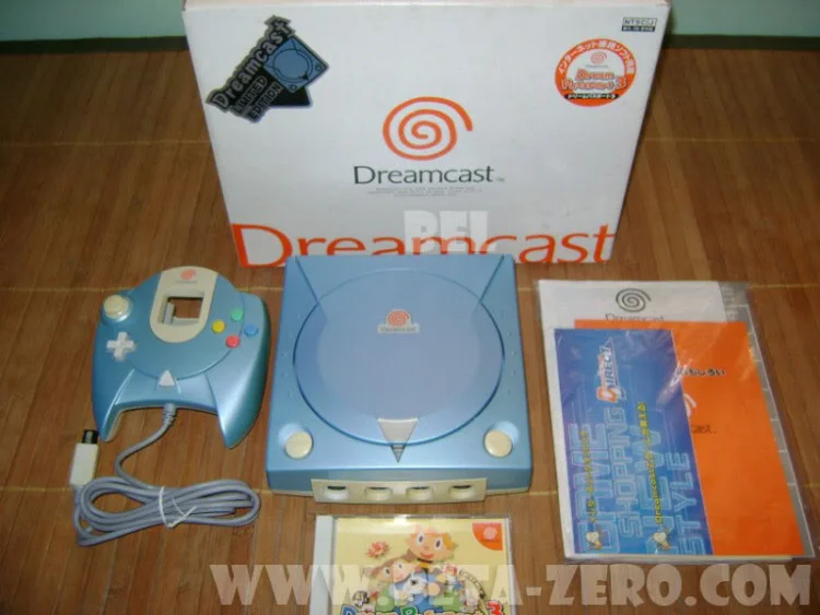  Sega Dreamcast Pearl Blue Console