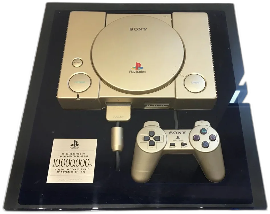  Sony PlayStation 10 Million Gold Console
