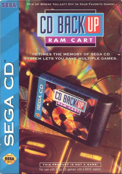  Sega Mega CD BackUp RAM Cart [NA]