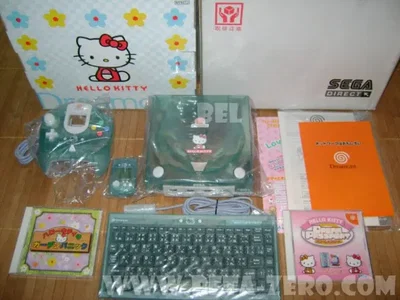 Sega Dreamcast Hello Kitty Blue Console