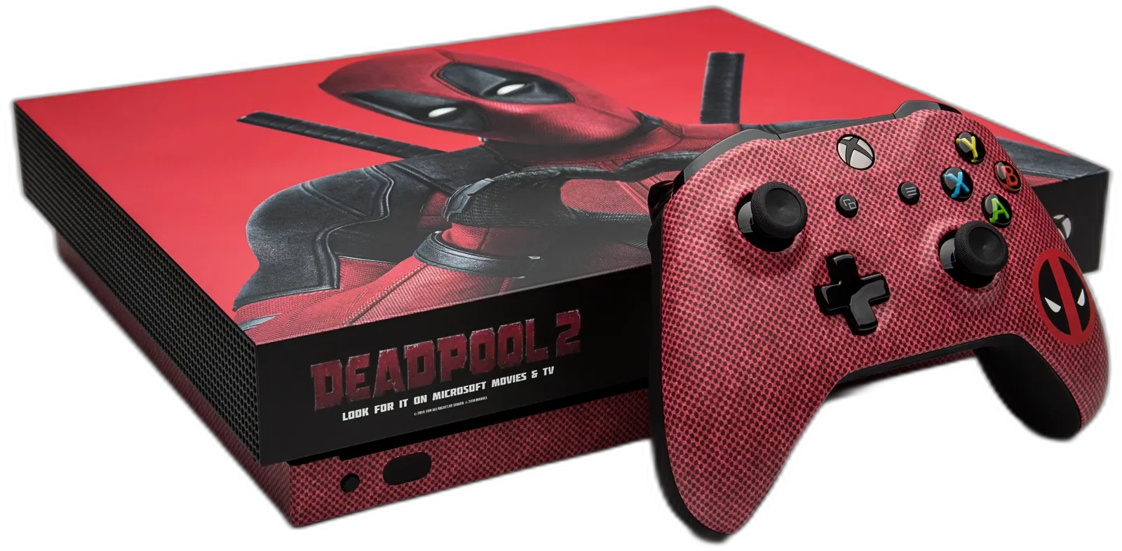 Microsoft Xbox One X Deadpool 2 Console - Consolevariations