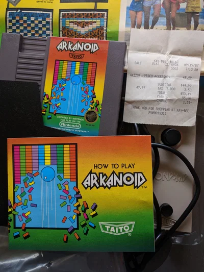 Taito NES Arkanoid Controller