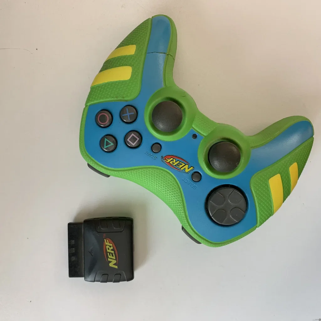 Consolevariations - Nerf PlayStation 2 Green Controller