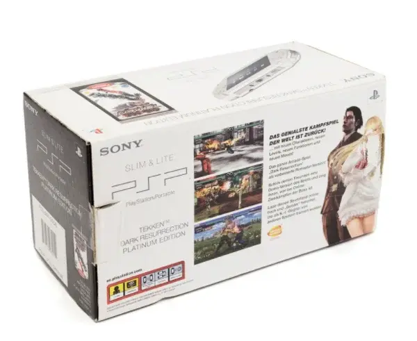 Consolevariations - Sony PSP 2004 Ice Silver Tekken Dark