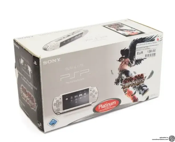 PSPセット Consolevariations - Sony PSP 2004 Ice Silver Tekken Dark