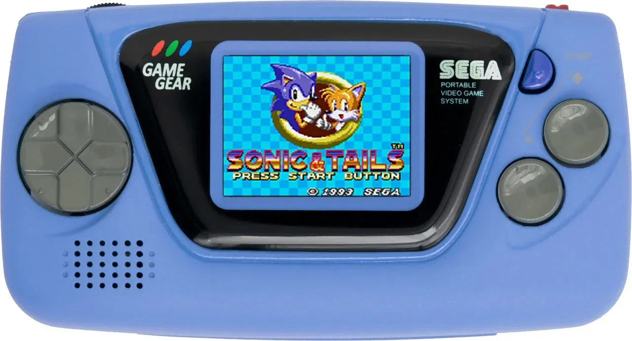  Sega Game Gear Micro Blue Console