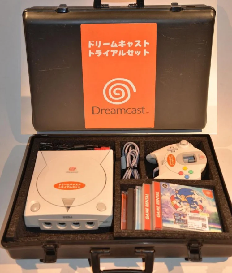  Sega Dreamcast Trail Game Rental Console