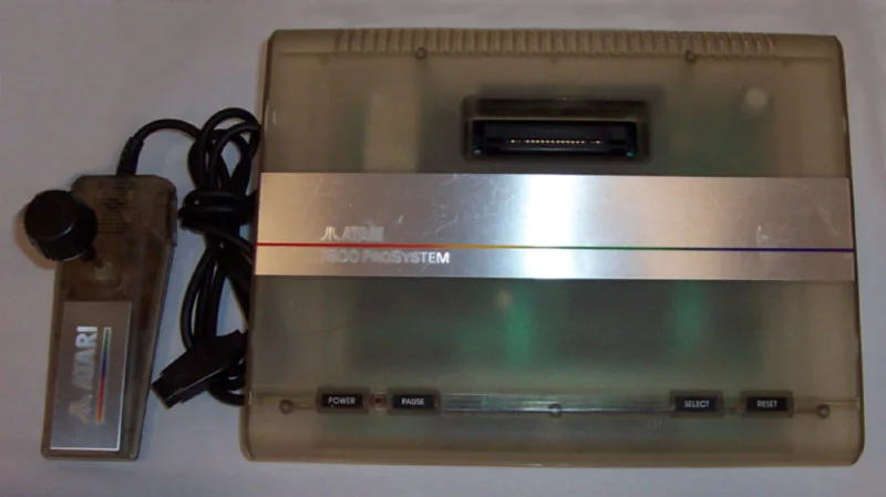 Atari 7800 Clear  Prototype Console