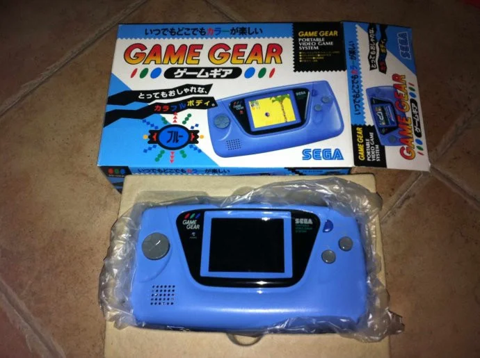  Sega Game Gear Blue Console