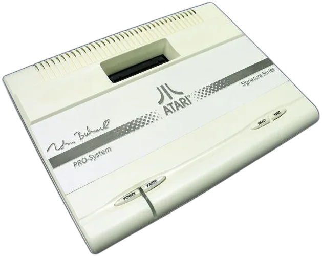 Atari 7800 Signature Series White Prototype Console