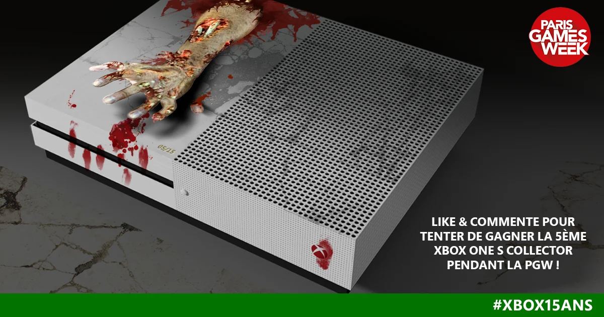  Microsoft Xbox One S 15th Anniversary Dead Rising 3 Console