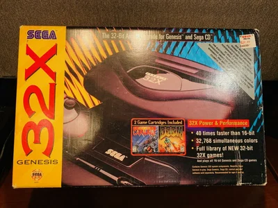 Sega Genesis 32X Doom and Cosmic Carnage Bundle