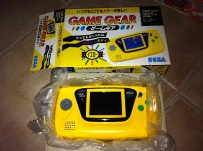 Sega Game Gear Yellow Console