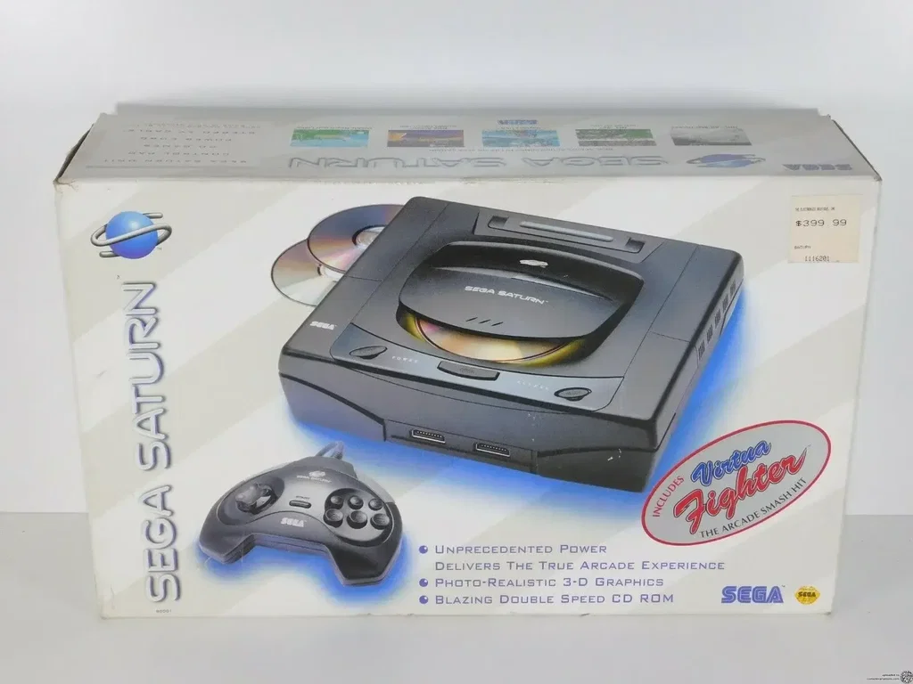 Consolevariations - Sega Saturn Virtua Fighter White Box Bundle