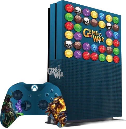  Microsoft Xbox One S Gems of War Console