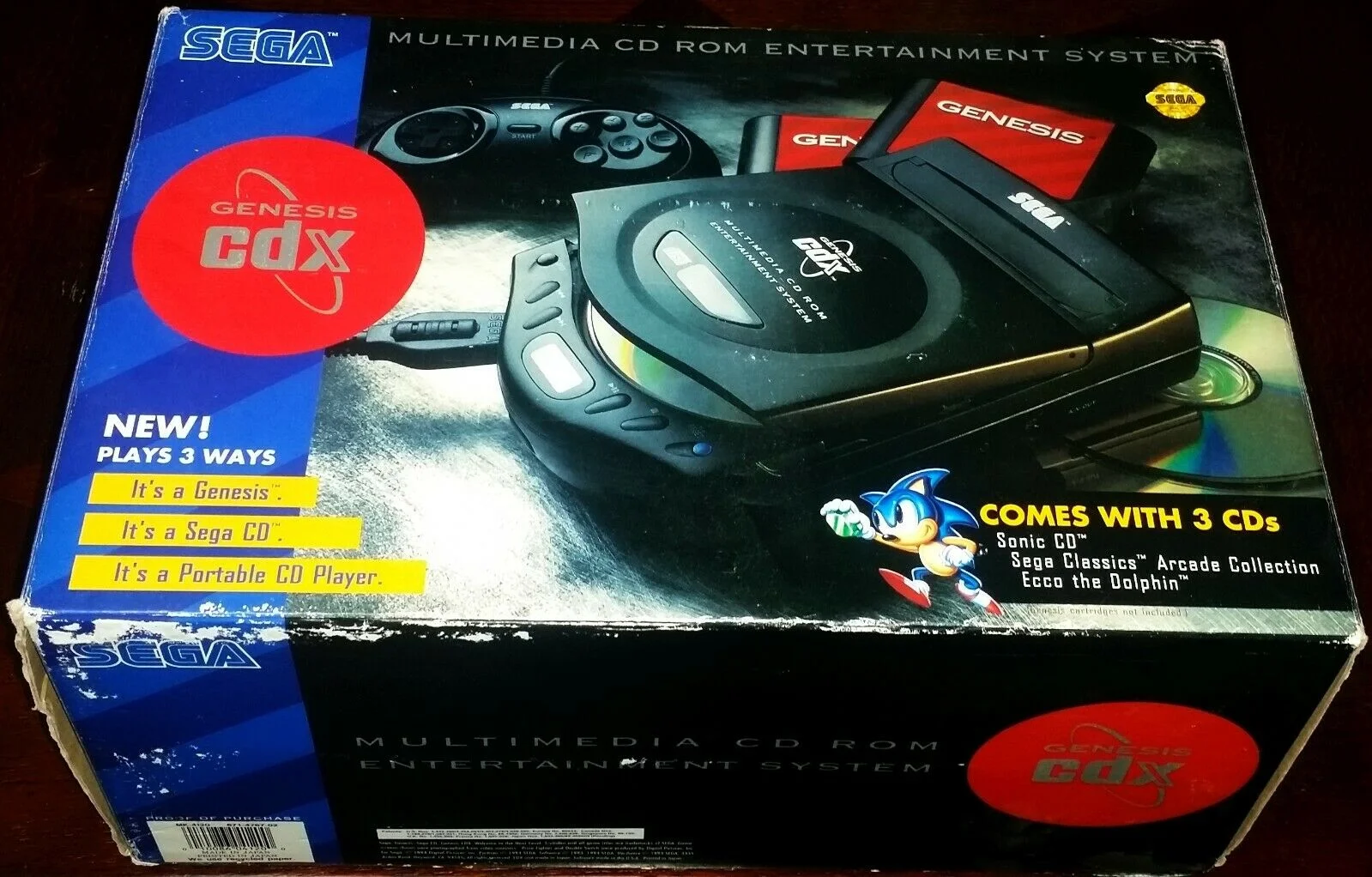  Sega CDX Original Box Console [NA]