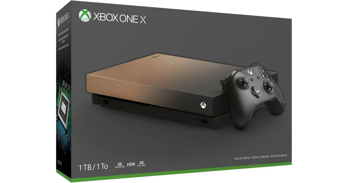 Microsoft Xbox One X 1TB Console Gold Rush Special Edition