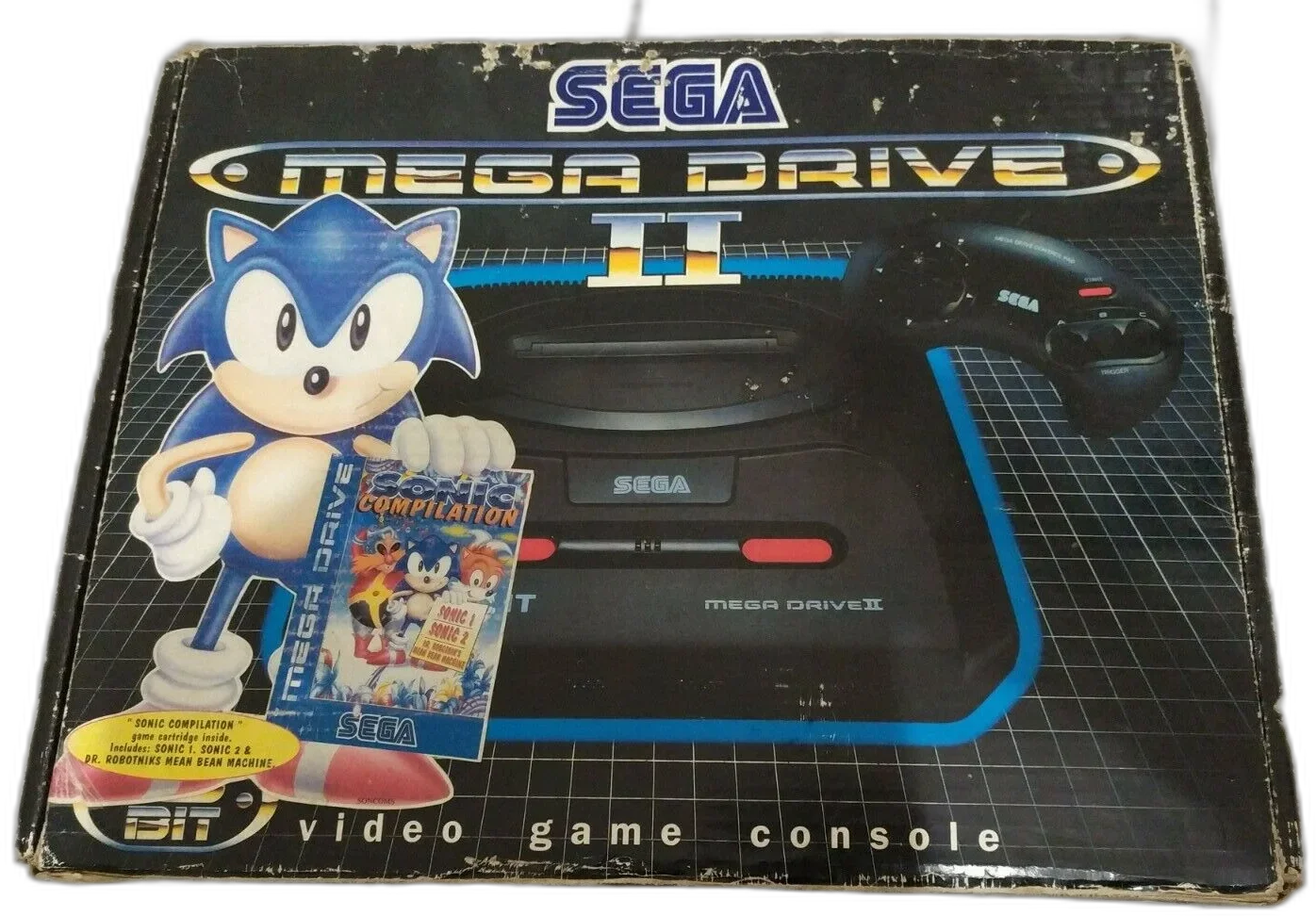  Sega Mega Drive II Sonic Compilation Bundle