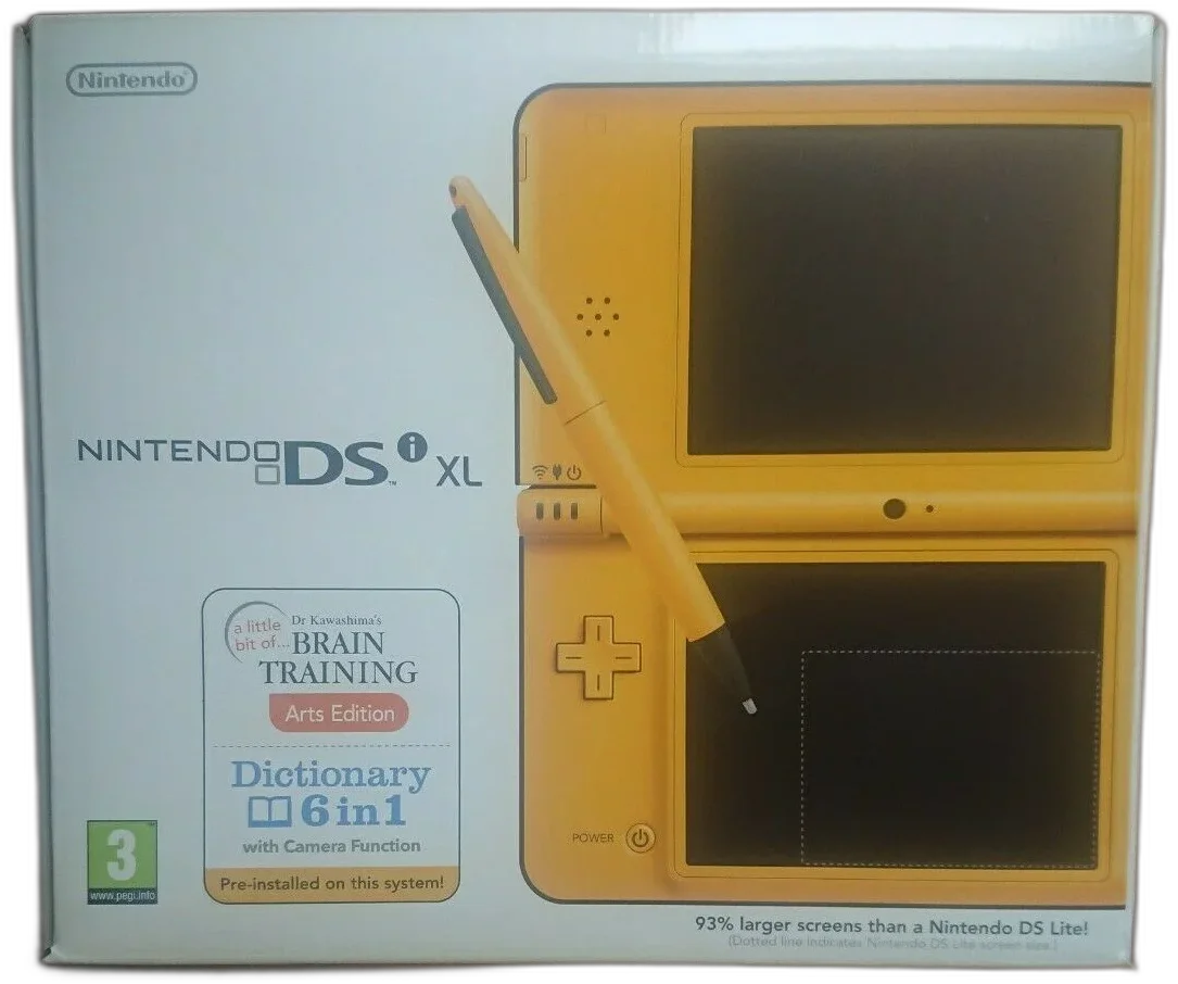  Nintendo DSi XL Yellow Console [EU]