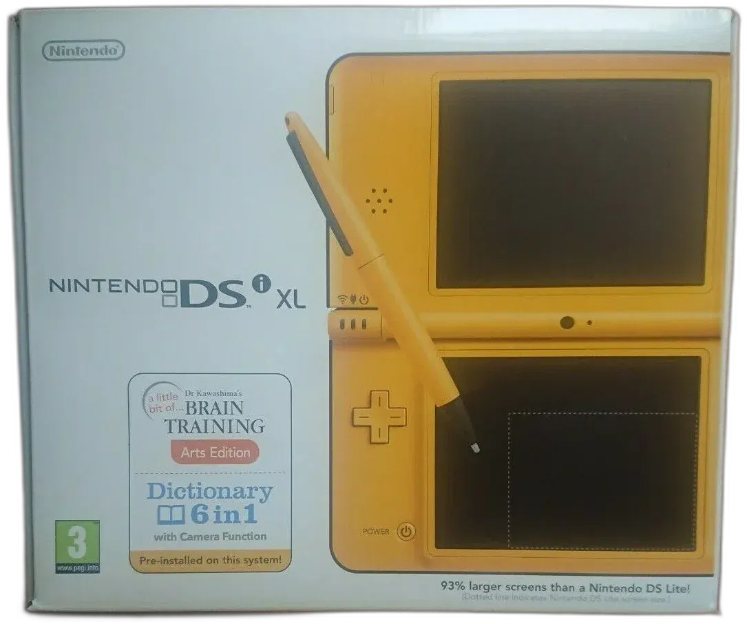 Nintendo DSi XL Yellow Console [EU]