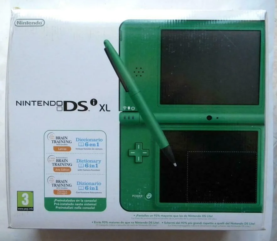  Nintendo DSi XL Green Console [EU]