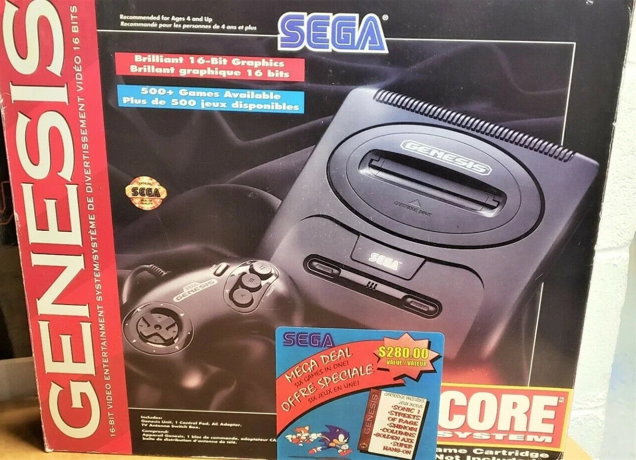  Sega Genesis Model 2 Mega Deal Bundle